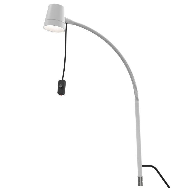 LED LAMPA NA ČTENÍ, BÍLÁ - SERIE 8